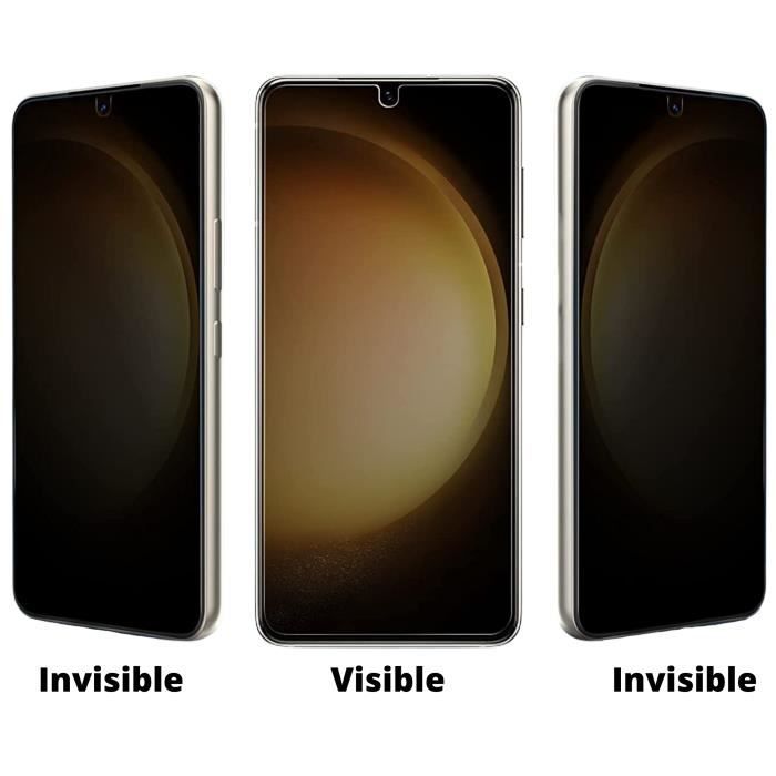 Film de protection - Phonillico - Samsung Galaxy S23 PLUS - Pack de 2 - Anti espion - Résistant aux rayures