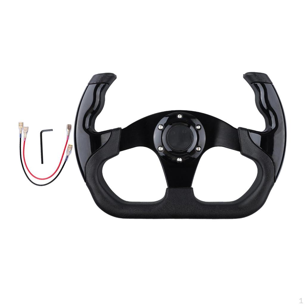 Car Steering Wheel 13inch High Performance Aluminum Alloy Comfortable Grip Auto Interior Accessories