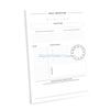 R6FF Daily Plan Tracking Planner with 60 Sheets Professional Workout Reading Meal Planner Journal Daily Planner for Men Women