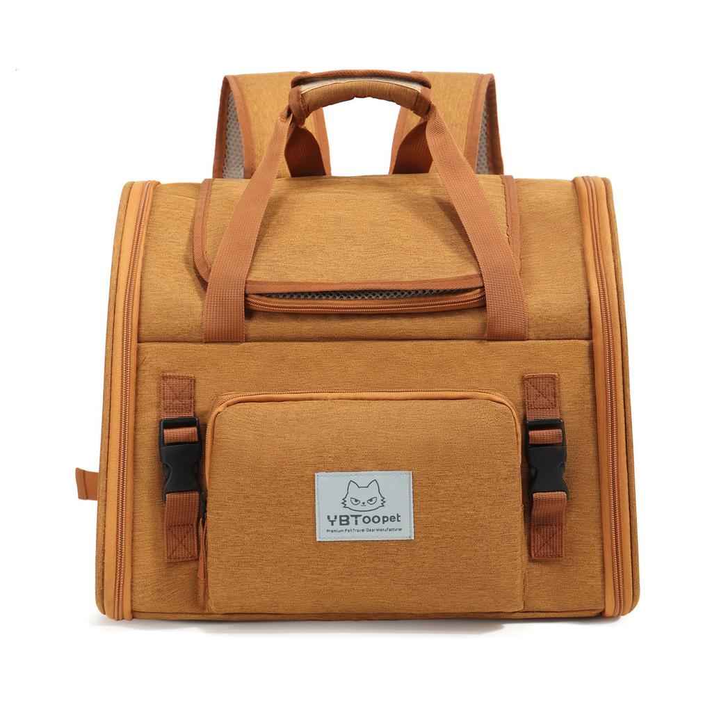 Large Capacity Breathable Pet Backpack Expandable Cat Travel Bag Foldable Portable Outdoor Pet Durable Carrier Cat Carriers Bags