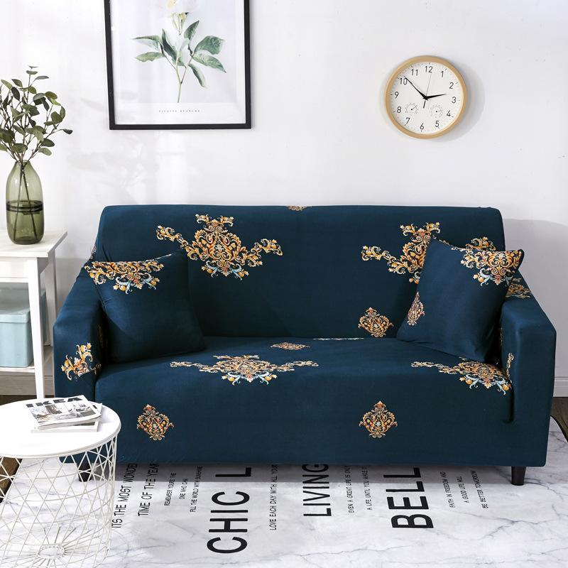 Four Seasons Universal Elastic All-Inclusive Cover Fabric Non-Slip Tight Sofa Cover Sofa Cushion Cover