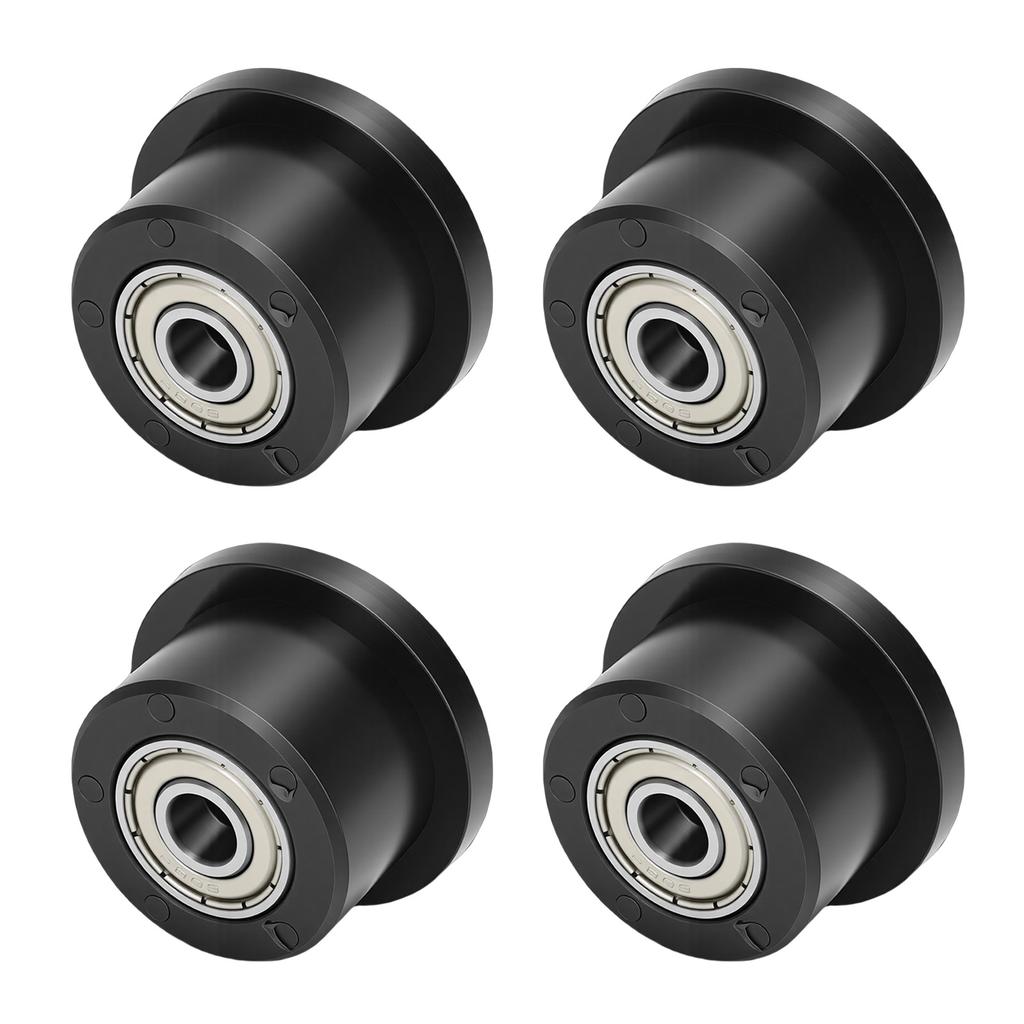 4 PZ Ruote a Rullo per Macchine da Palestra 42mm Cuscinetto Metallico Rullo in Poliuretano per Attrezzature Fitness per l'Esercizio