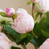 Realistic 2 Head Simulated Peony Flower European-Style Silk Artificial Peony Flowers Fake Peony Bouquet Flower Art Arrangement
