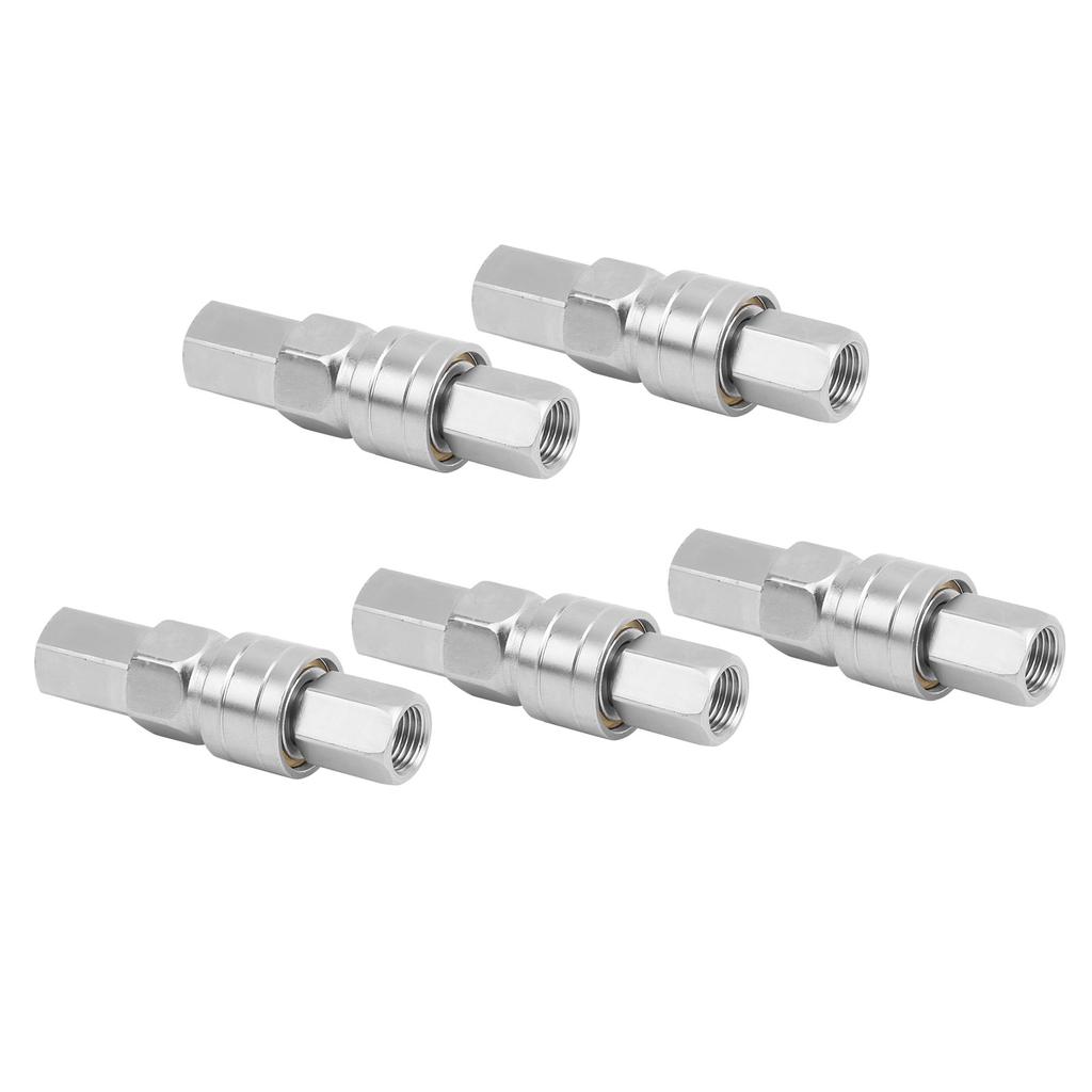 1 Satz Luft Schnellkupplung Pneumatikrohr Selbstsichernde Kohlenstoffstahl-Fittings SF20+PF20