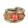 New Alloy Snake Bracelet Stacking Gold Color Multi Layer Bracelet Silver Color Punk Three Layer Bangle Jewelry Accessories