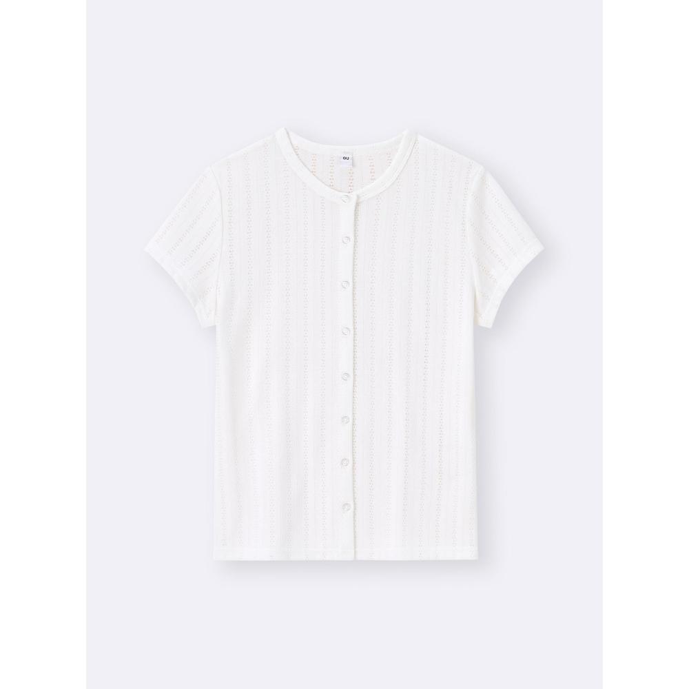 GU by Uniqlo FronT BuTTon PoinT Tail T Osq+e