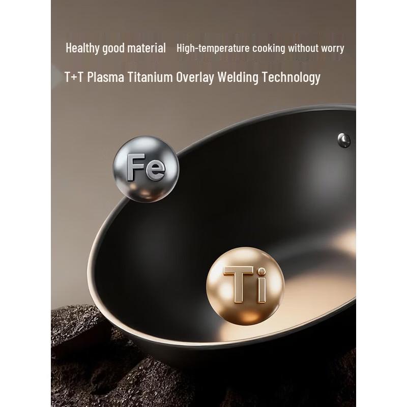 Chui Da Huang 28cm Titanium Iron Wok