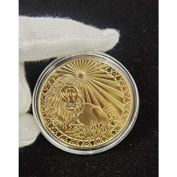 Twelve Constellation Commemorative Medals Tooth Fairy Gold Coins 12 Zodiac Crafts European and American Coins Lucky Guardian Constellation Coins