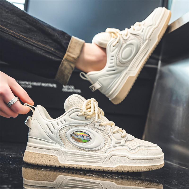 Zapatos deportivos, zapatos de tabla bajos transpirables para