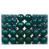 100-teiliges Set glänzender & matter rosa Weihnachtskugeln von 3-6 cm in PVC-Box
