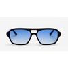 Messy Weekend Burt Black Gradient Blue Unisex Sunglasses