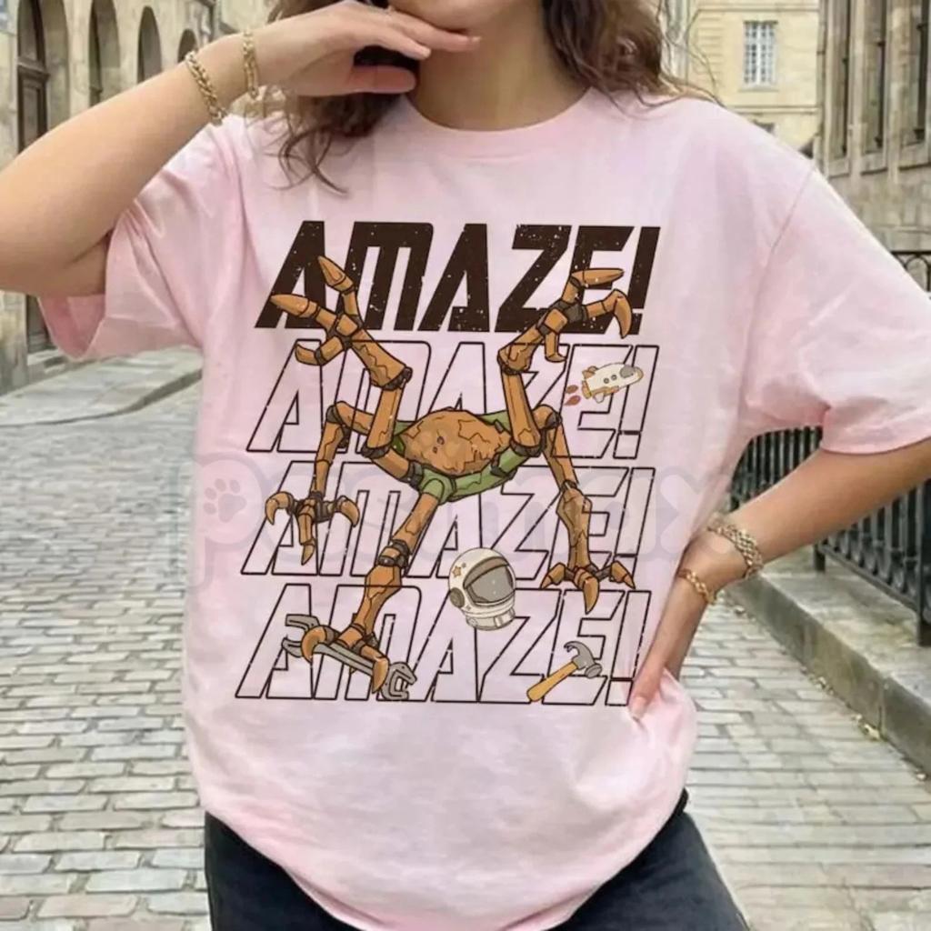 Movie Project Hail Mary Rocky AMAZE! Graphic Cotton Unisex Shirt Andy Weir 2026 Summer New Fashion Y2k Short Sleeve Tshirt