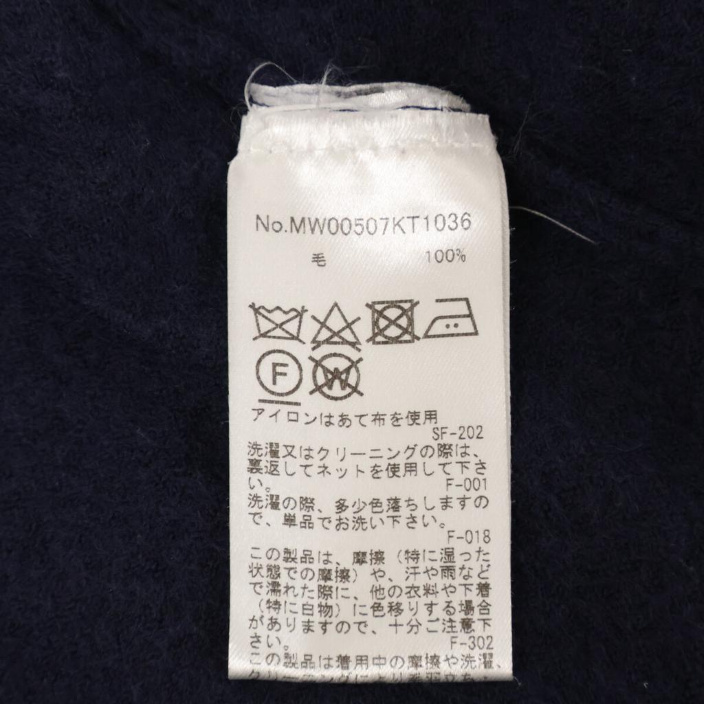 Maison Kitsune MW00507KT1036 Navy Baby Fox Patch Cardigan Tops S NavyUsed