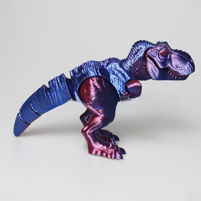 Dinosaur Figurine Collectible Art Toy With Multicolor Adjustable Joints For Kids And Giftgiving