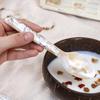 Natural Conch Shell Dessert Spoon 12/16cm Reusable Eco-friendly Spoon for Coffee Ice Cream Caviar Home Party Dessert Bar Use