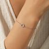 D Color Moissanite Bracelet 925 Sterling Silver Fashion Hallow Out Round Link Chain Bracelet For Women Fine Jewelry Gifts