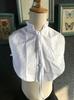 White Cotton Lace Stand-up Collar Sweet Fake Collar Cute Bow-tie Shirt-style Sweater Fake Collars for Women