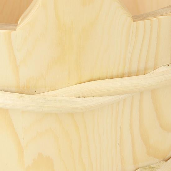 Bathroom Natural Sauna Barrel Bucket with Inner Liner Supplies Accessories for Sauna Room