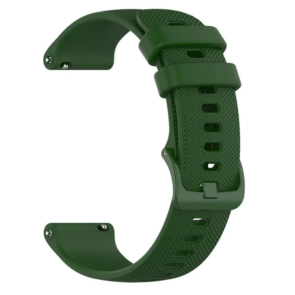 20 22mm Universal Silicone Strap For Garmin Venu 3 Band Forerunner 265 255 Music Vivoactive 4 For Garmin Venu Sq 2 Plus Bracelet
