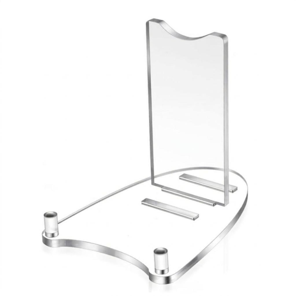 Adjustable Clear Acrylic Display Stand, Stable Easel for 7-12 Inch Photo Frames Decorative Plates Books