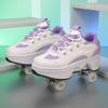 Pobozone Transformeerbare Vierwielige Rolschaats Schoenen