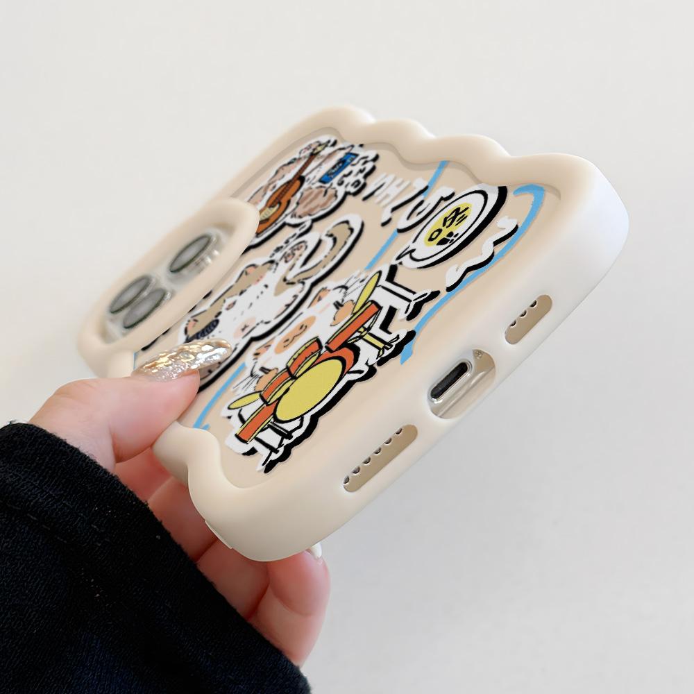 Pouzdra na mobilní telefony pro iPhone 11 13 XR 15 Pro Max 12 14 Pro Max Pouzdro pro iPhone 16 7 Plus 8 Plus XS Max 15 Plus Macaron Cartoon Roztomilé proti pádům Voděodolné