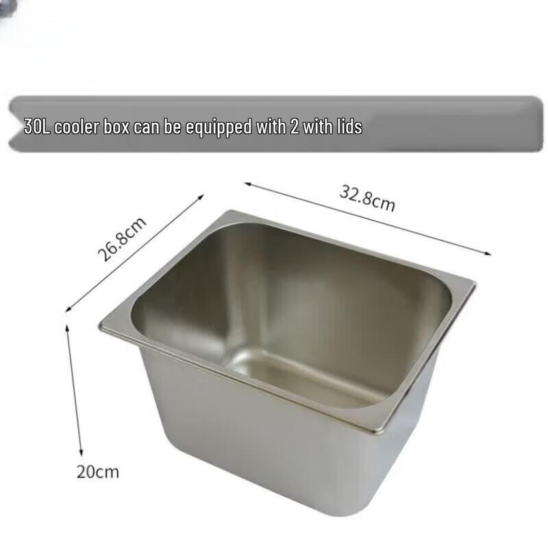 HCNRC Stainless Steel Food Tray with Lid