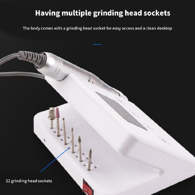 Professioneller Elektrischer Nageltischbohrer 35000 U/min 45W Variable Geschwindigkeitsregelung Nagellackierer Für Präzise Nagelformgebungsmaschine