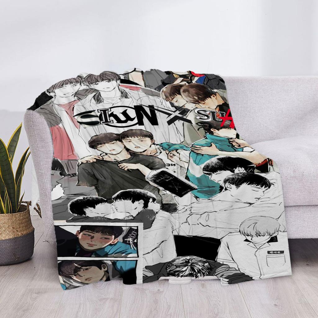 Weak Hero Bed Blankets & Throws Sofa Throw Blanket Luxury Home and Decoration Human Made School Knee Halloween Custom Anime Cute