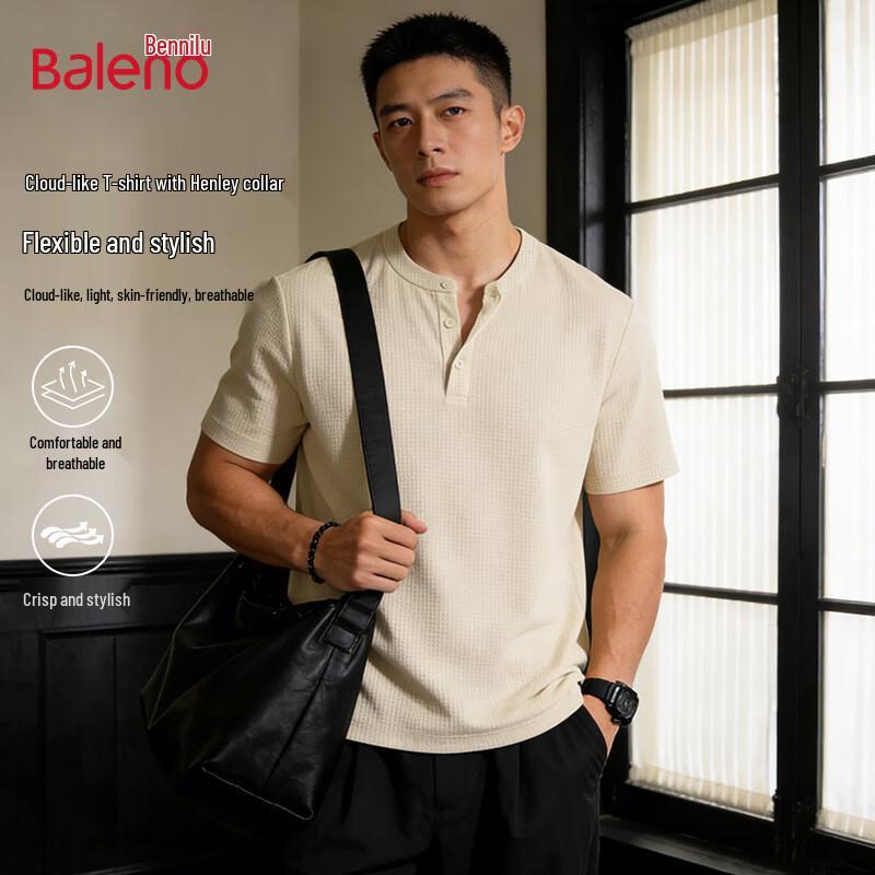 Baleno Men s Casual Short Sleeve Round Neck T-Shirt XL