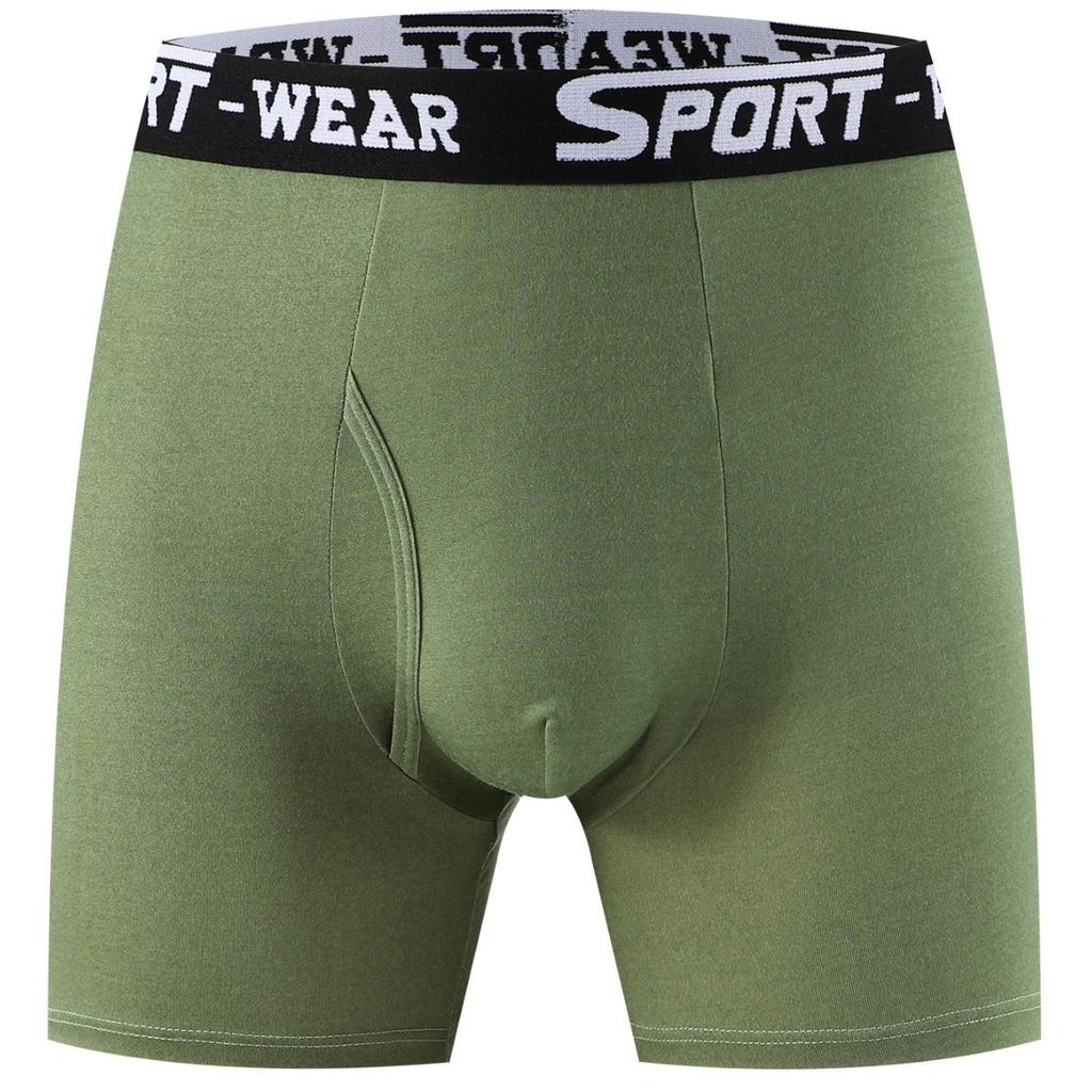 High Elasticity Four Corner Boxer Shorts for Men Breathable Fashionable Flat Angle Underwear