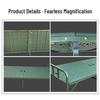 Outdoor Folding Steel-Plastic Bed: Portable, Emergency Relief Single Bed