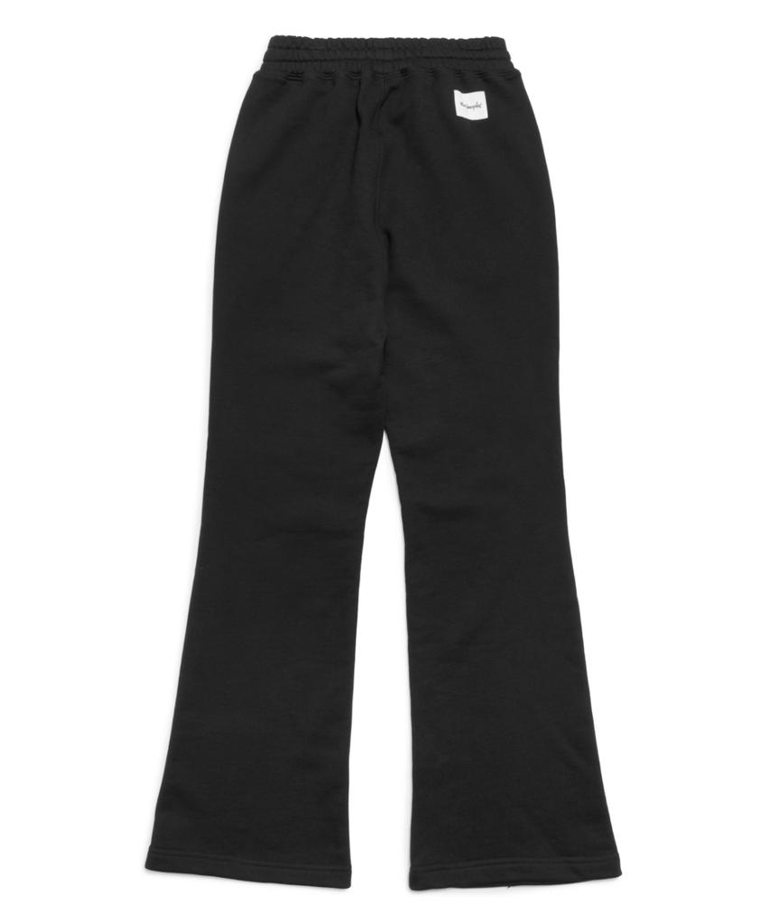 Mark Gonzales Womens Boots Cut Sweat Pant - Black