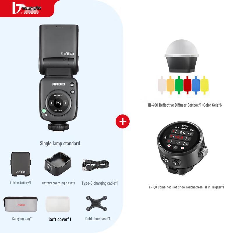 JINBEI Hi-460MAX Retro Hot Shoe TTL Flash