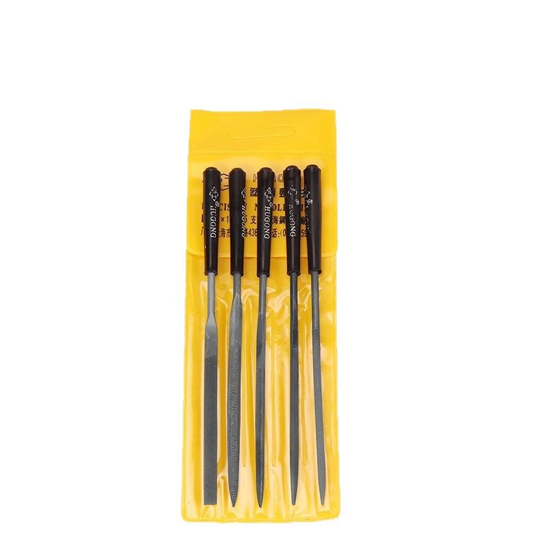 Newcomer 0.6: Set of 5 Assorted Small Shaping Files – Triangular, Half-Round, Flat, and Round