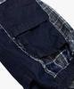 Nainneoscheu Grunge Burner Check Pants_Blue
