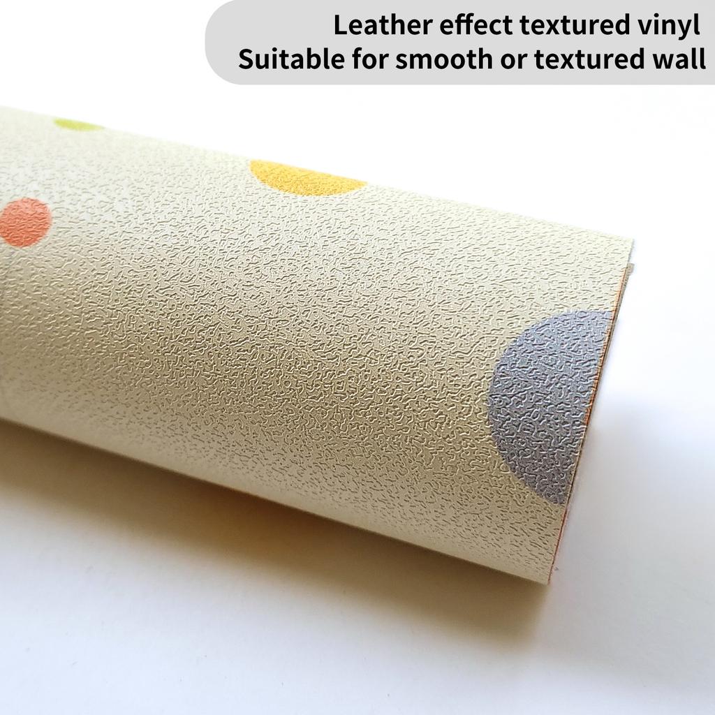 Colorful Dots Contact Paper Peel and Stick Polka Dot Wallpaper Self Adhesive Cabinets Sticker Film for Door Furniture Desk