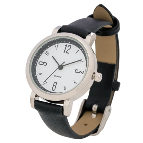 Fieldwork Women's Analog Watch with Leather Strap, Black, Pick PP014-5