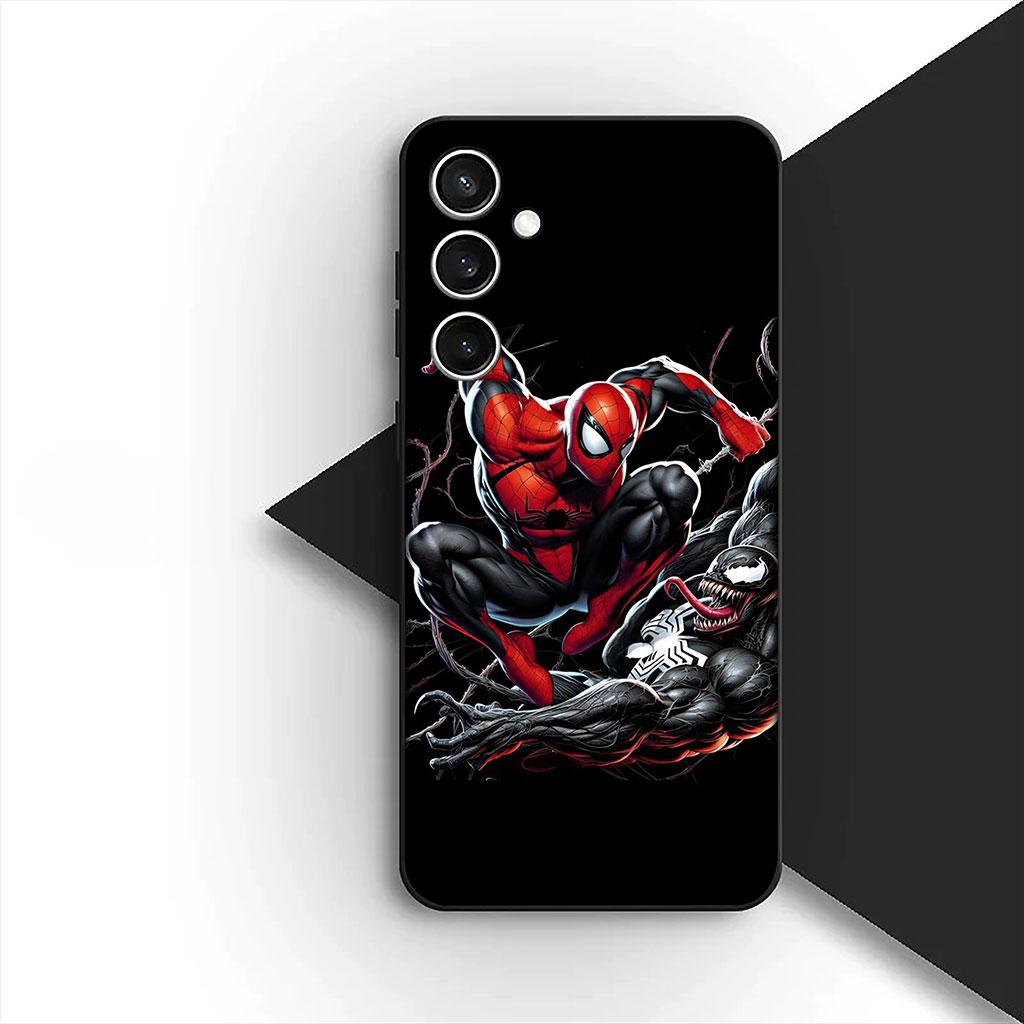 Phone Cover for OPPO A18 A16 A80 A40 A17 A15 A38 A78 A79 A54 A57 A58 A60 4G 5G Casing Soft Case Venom Marvel Spiderman Poster