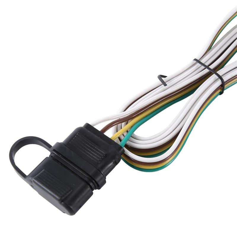 4 Way Trailer Wiring Harness Connector Plug 56471 118867 Parts Accessories For Ford Bronco W/O LED Taillights 2021-2023