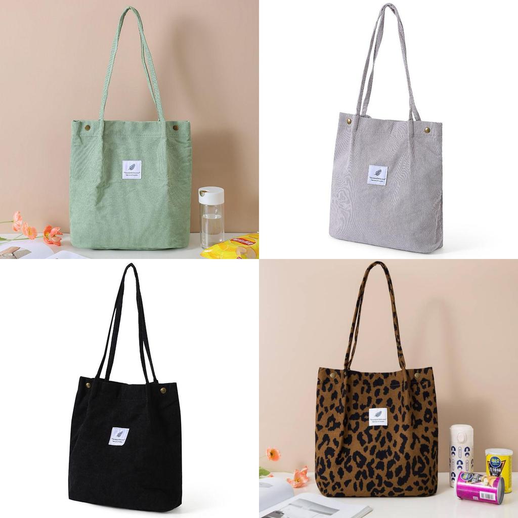 Fashionable Ladies Travel Messenger Handbag Made Of Soft Corduroy Material