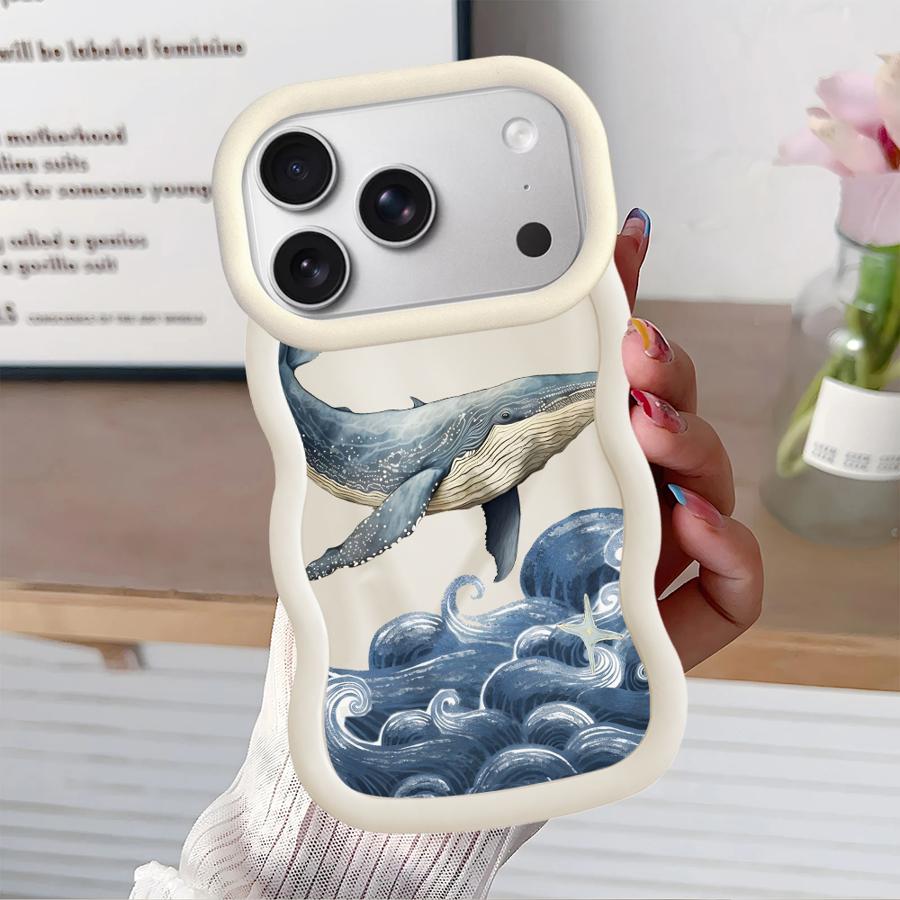 Marine Animals Soft Phone Cover Case for iPhone 13 15 Plus 17 Air 16 Pro Max 14 8 11 XR 12
