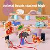 Wooden Animal Puzzle Toy For Kids Educational Learning Balance Stacking Game