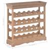 Wine Rack Brown 70 X 22.5 X 70.5 Cm MDF