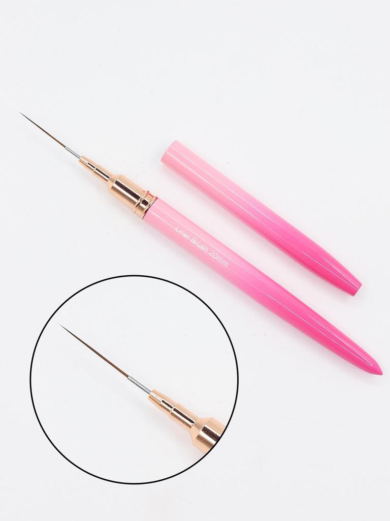 Japanese Pink Gradient Nail Art Striping Brush for Drawing & Flower Painting
