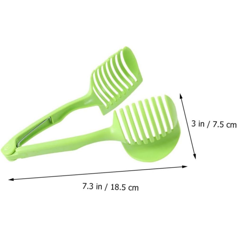 Fruit Slicer with Handle, Kitchen Gadget Multi-function Tomato Lemon Strawberry and Egg Cutter Compact for Fast and Even Slicing