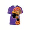 3D Digital Printing Men's Short Sleeve T-Shirt Summer Street Casual Crew Neck T-Shirt