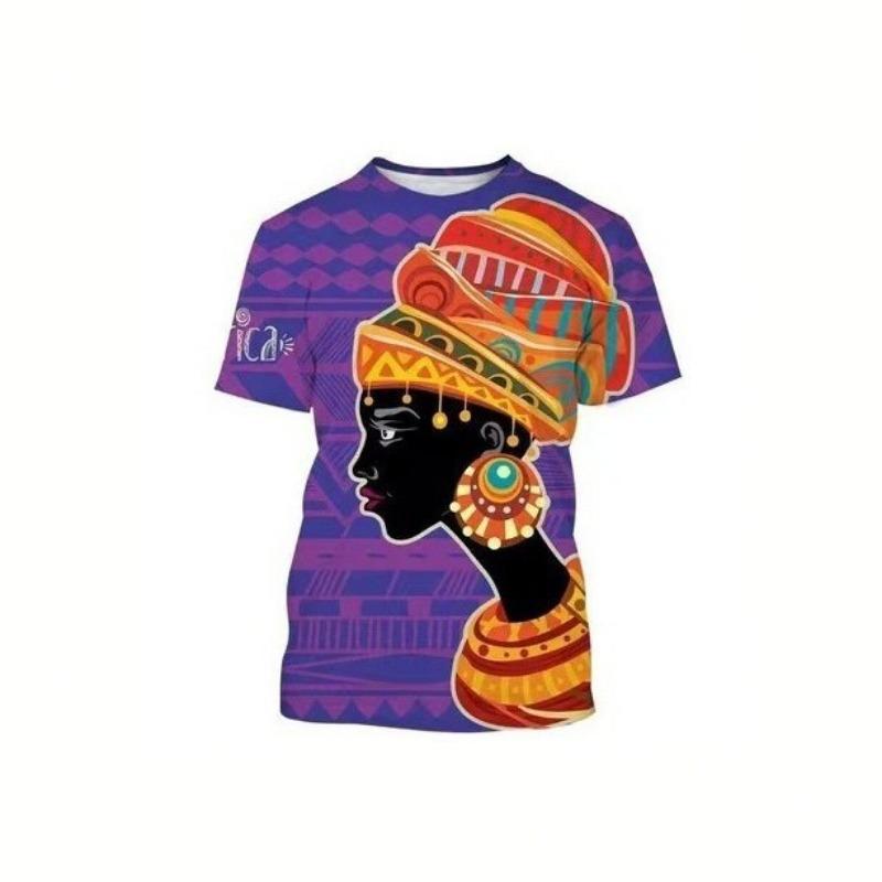 3D Digital Printing Men's Short Sleeve T-Shirt Summer Street Casual Crew Neck T-Shirt
