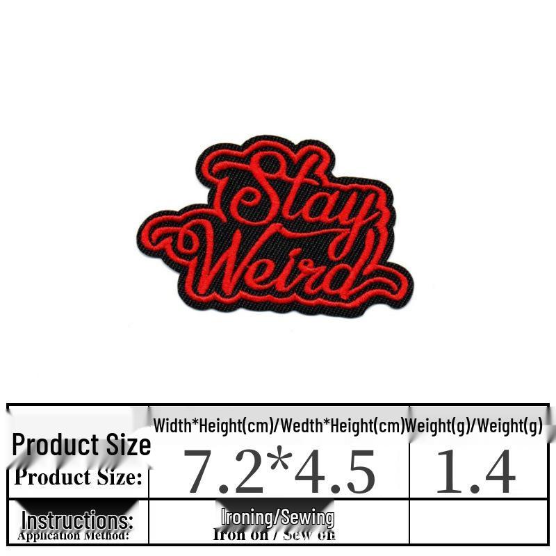 Personalized Punk Embroidery Iron-on Patch for Jackets