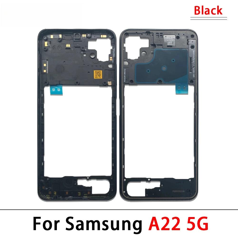 For Samsung A22 A32 4g 5g A225f A226b A325f A326b Housing Middle Frame Plate Cover Repair Parts